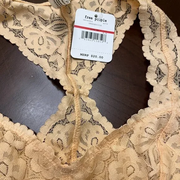 NWT Free People Gallon Racerback Orangesicle XS - Picture 2 of 3